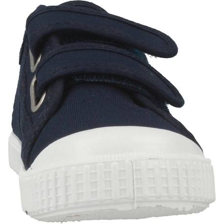 Baskets basses enfant à scratch Aloe+Blanc+Dalia+Jeans+Marine+Peau 24 - vertbaudet enfant 