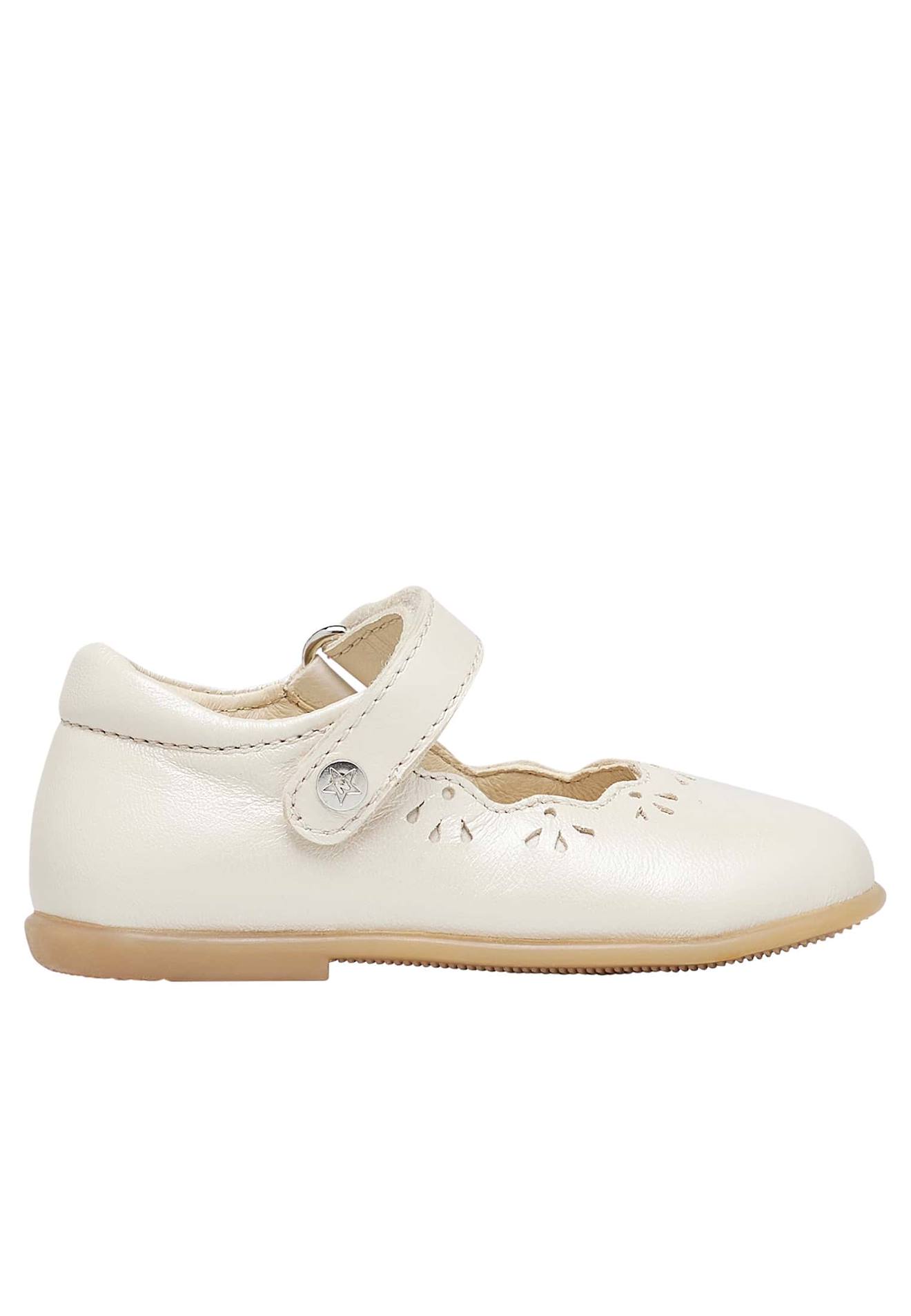 Ballerines En Cuir Olya Beige- Ballerines En Cuir Olya Beige-