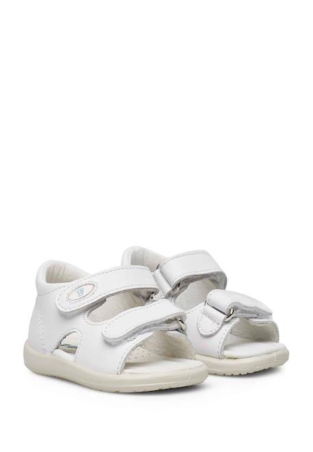 Sandales ouvertes à scratch new river Blanc-+Marine-+Rose- 2 - vertbaudet enfant 