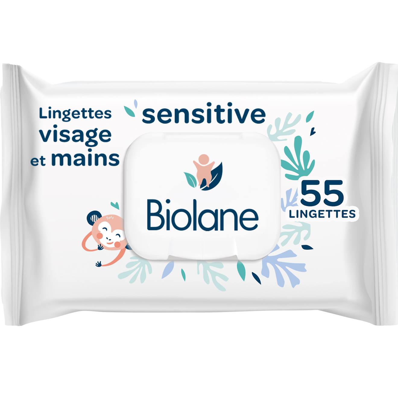 Lingettes Visage Et Mains Sensitive X55