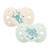 Sucette anatomique animaux - 0-6 mois - lot de 2 Bleu + beige+Jaune + beige+Vert + beige 13 - vertbaudet enfant 