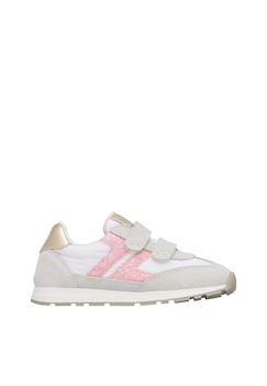 Chaussures-Chaussures fille 23-38-Sneakers en cuir et tissu miblo vl.