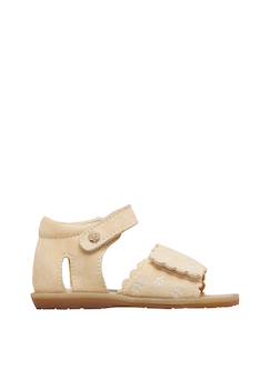 Chaussures-Chaussures bébé 17-26-Marche fille 19-26-Sandales en suède avec imprimé marguerites maya embr