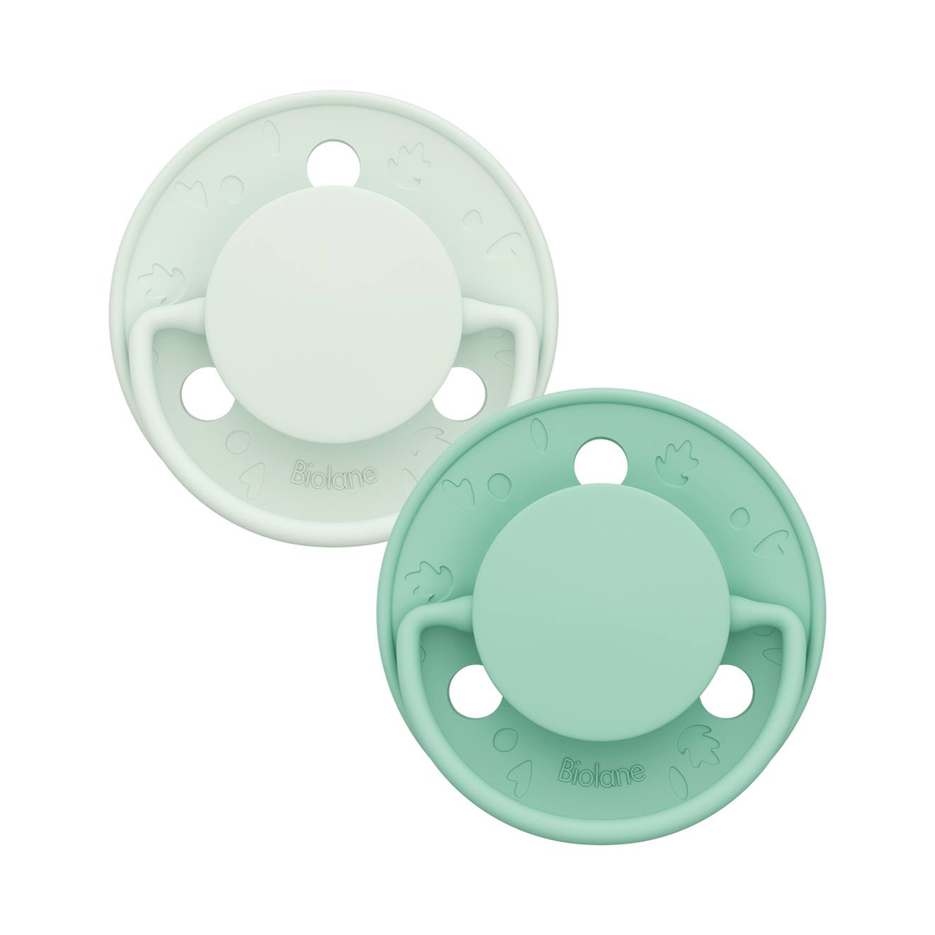 Sucette Ronde - 6+ Mois - Lot De 2 Vert