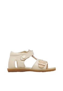 Chaussures-Chaussures fille 23-38-Sandales en cuir et en daim quarzo