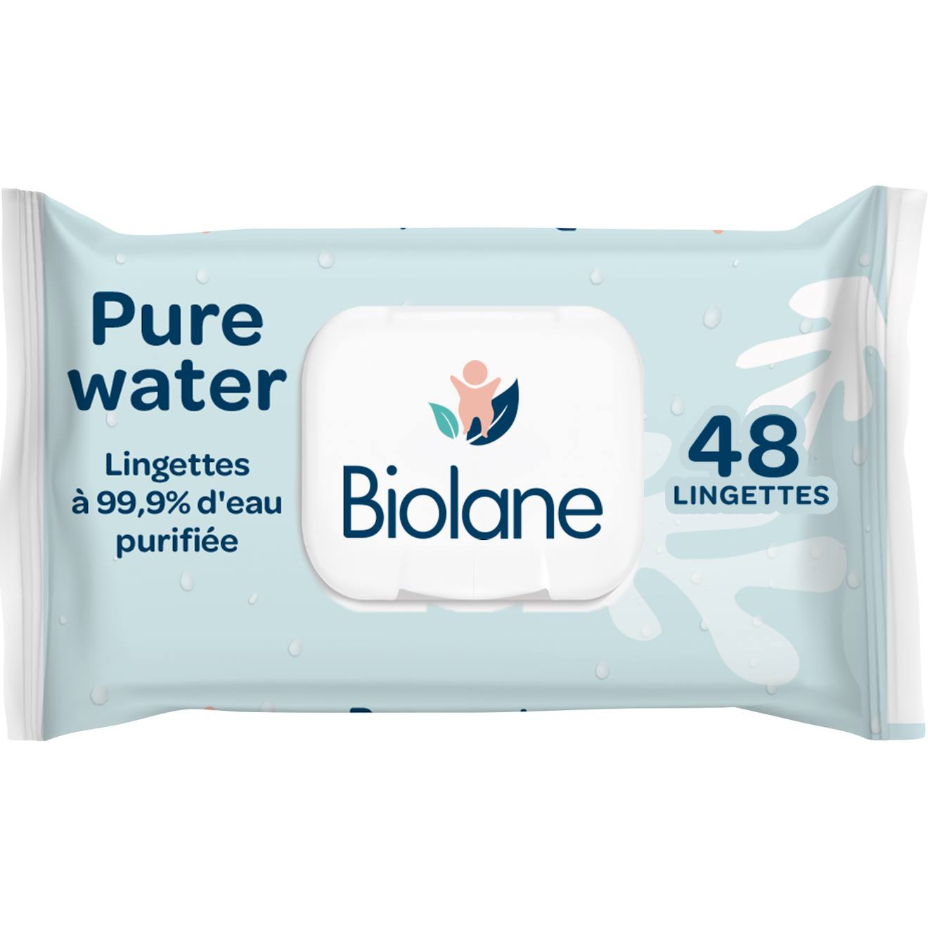 Lingettes Pure Water Blanc (Biolane) - Couverture