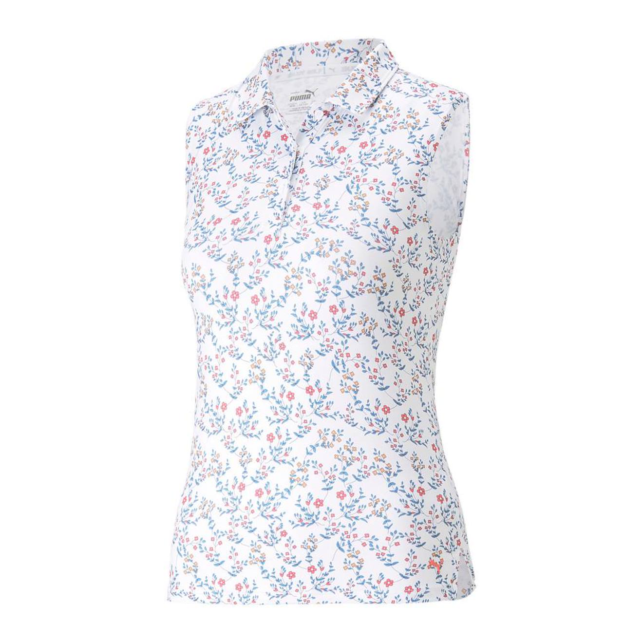 Polo Imprimé Fille Flo Blanc