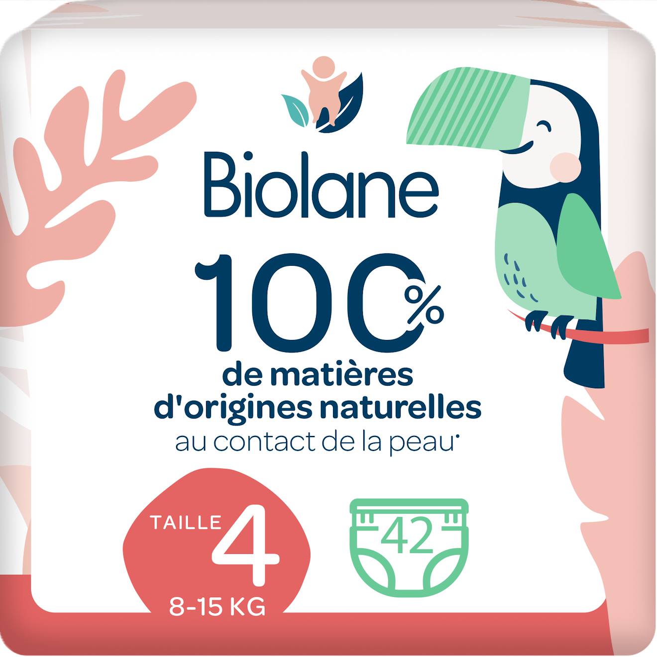 Couches Culottes Écologiques Taille 4 De 8 À 15kg - 42 Couches Blanc