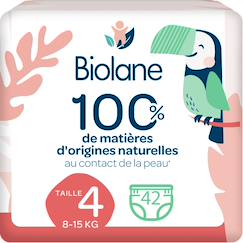 Puériculture-Toilette de bébé-Propreté et change-Couches jetables-Couches culottes écologiques taille 4 de 8 à 15kg - 42 couches
