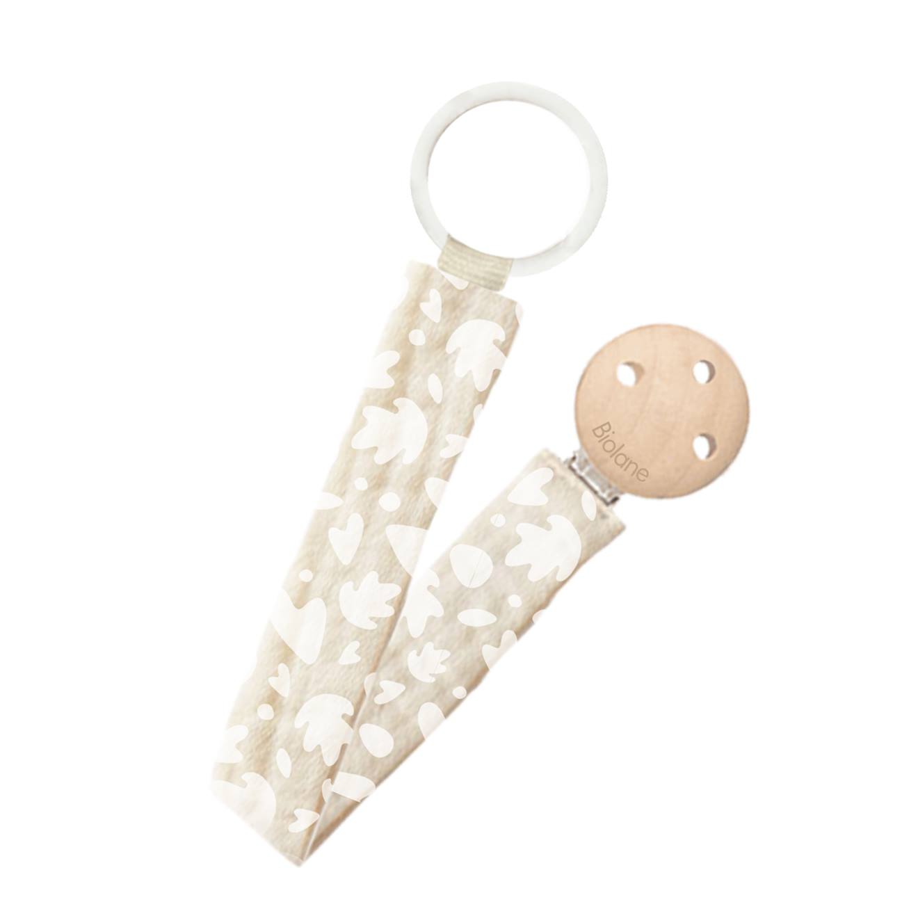 Attache-sucette Anatomique Beige