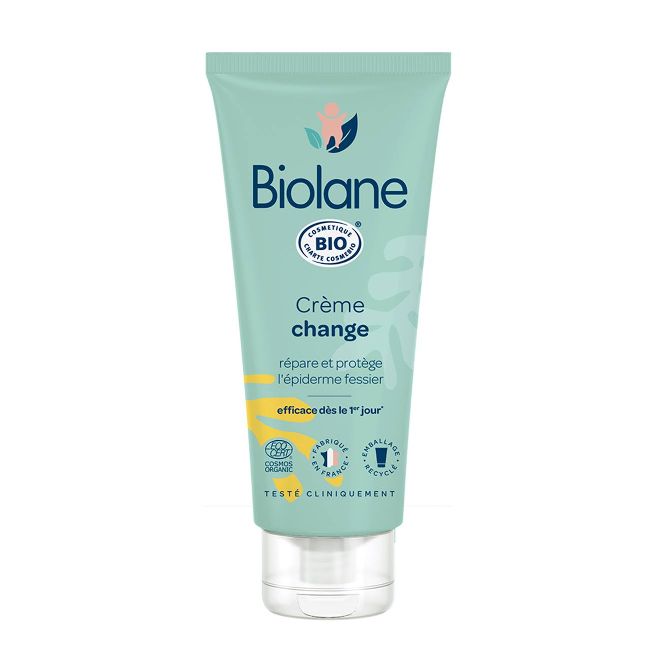 Crème Change Certifiée Biologique 100ml Vert (Biolane) - Image 2