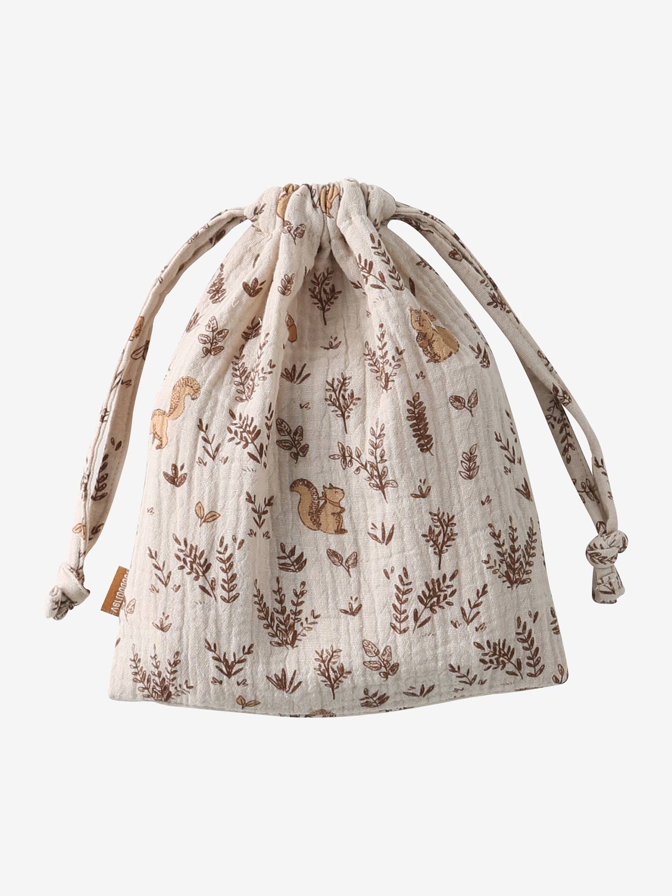 Lot 6 lingettes lavables pochon ficelle (Vertbaudet) - Image 2