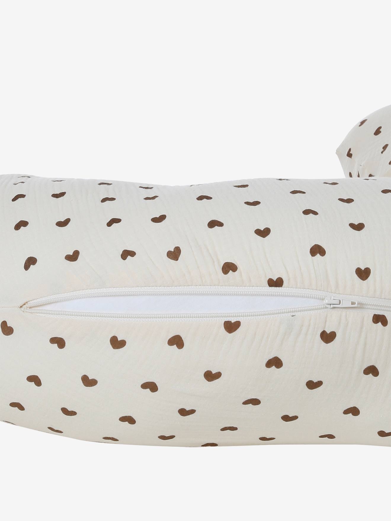 Coussin allaitement avec housse coeur fondant (Vertbaudet) - Image 2