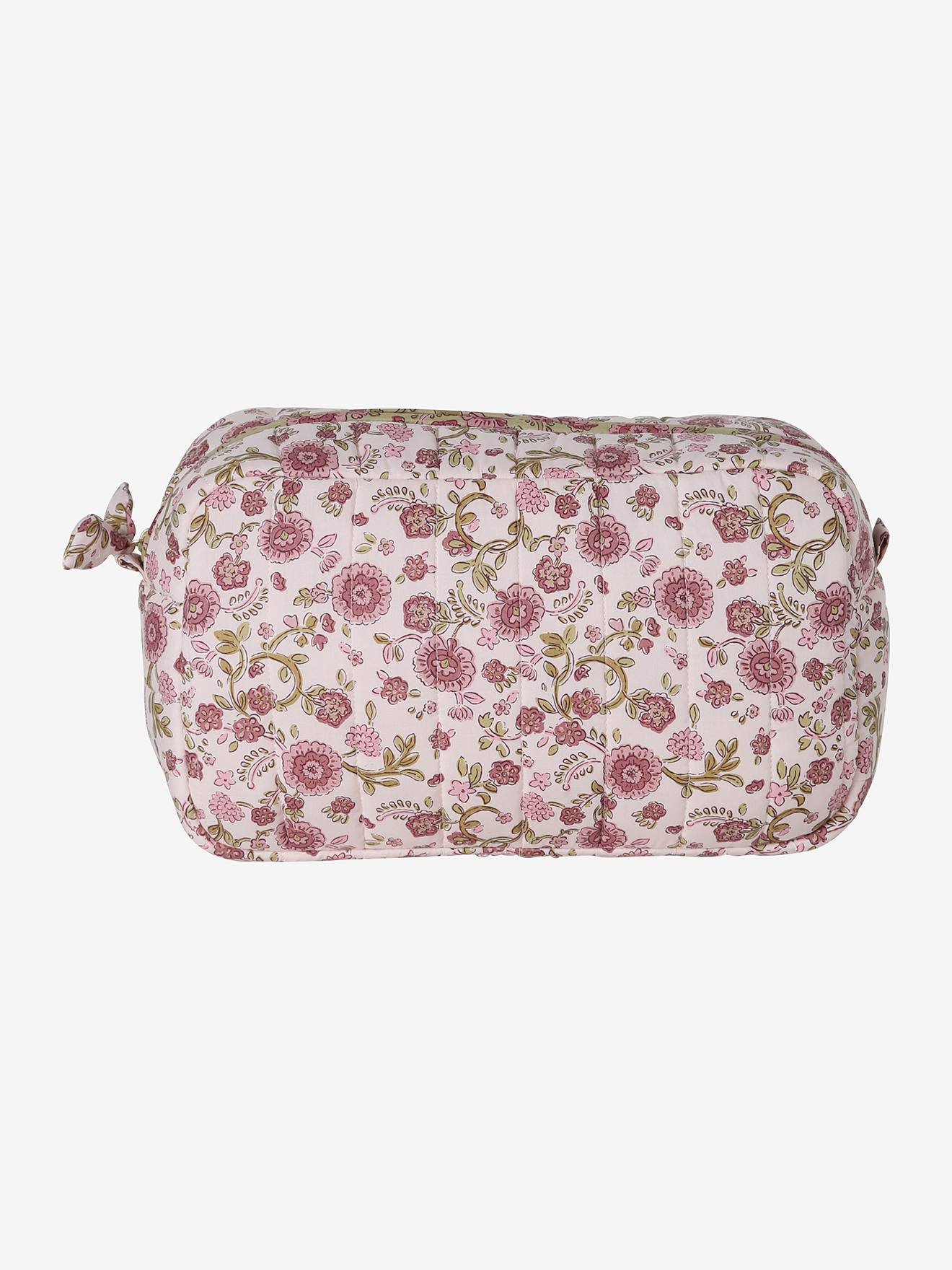 Trousse toilette rose imprimé (Vertbaudet) - Image 1