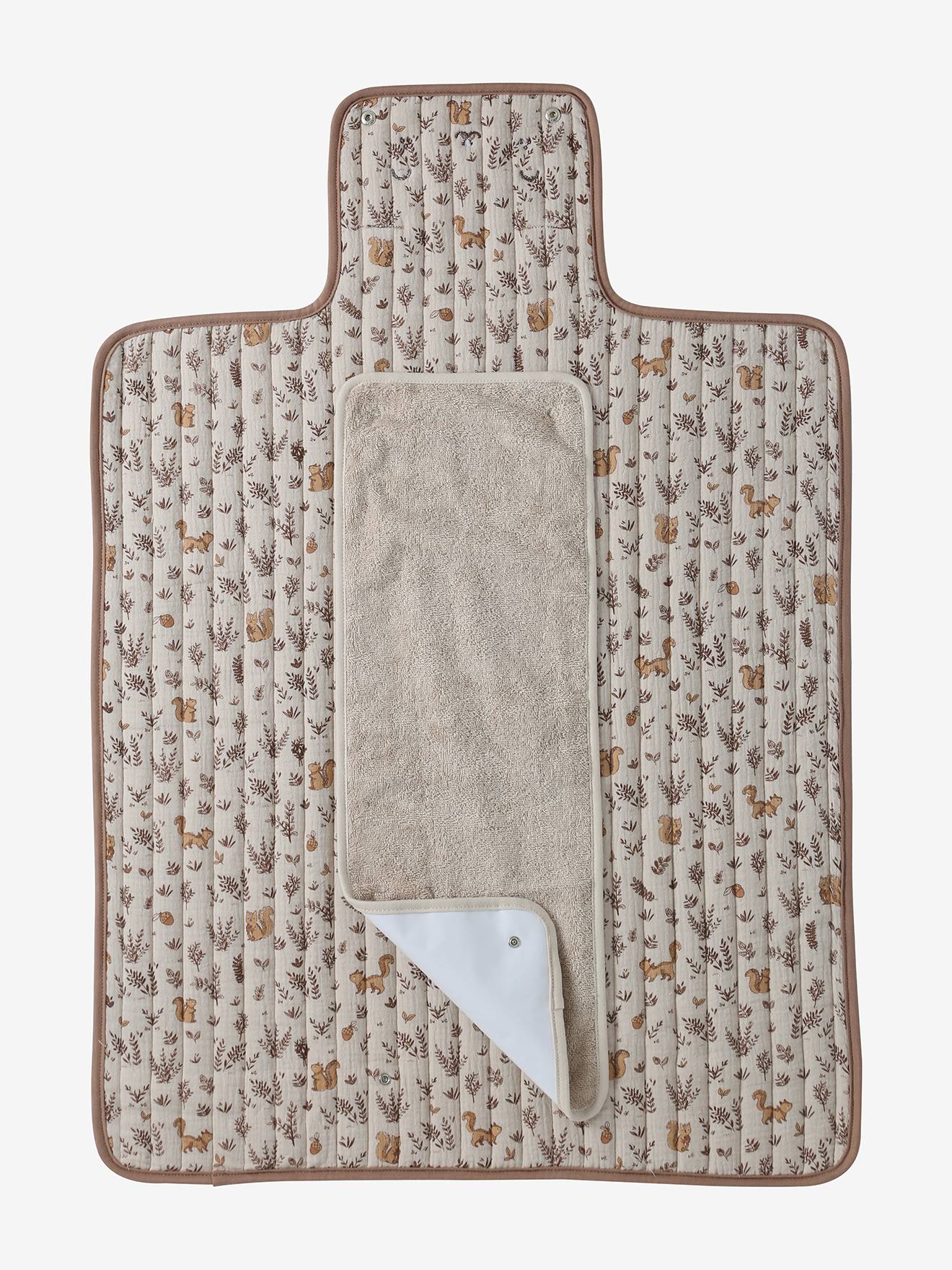 Tapis à langer de voyage cappuccino (Vertbaudet) - Image 2