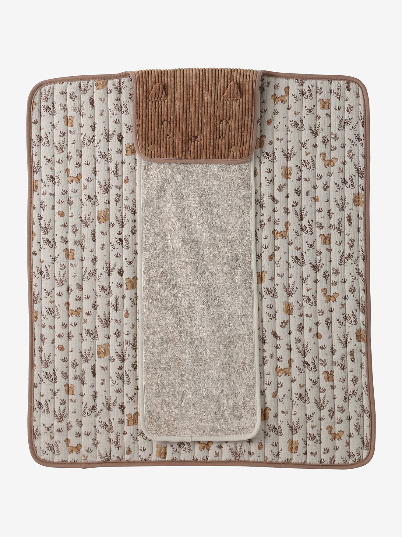 Tapis à langer de voyage cappuccino (Vertbaudet) - Image 1