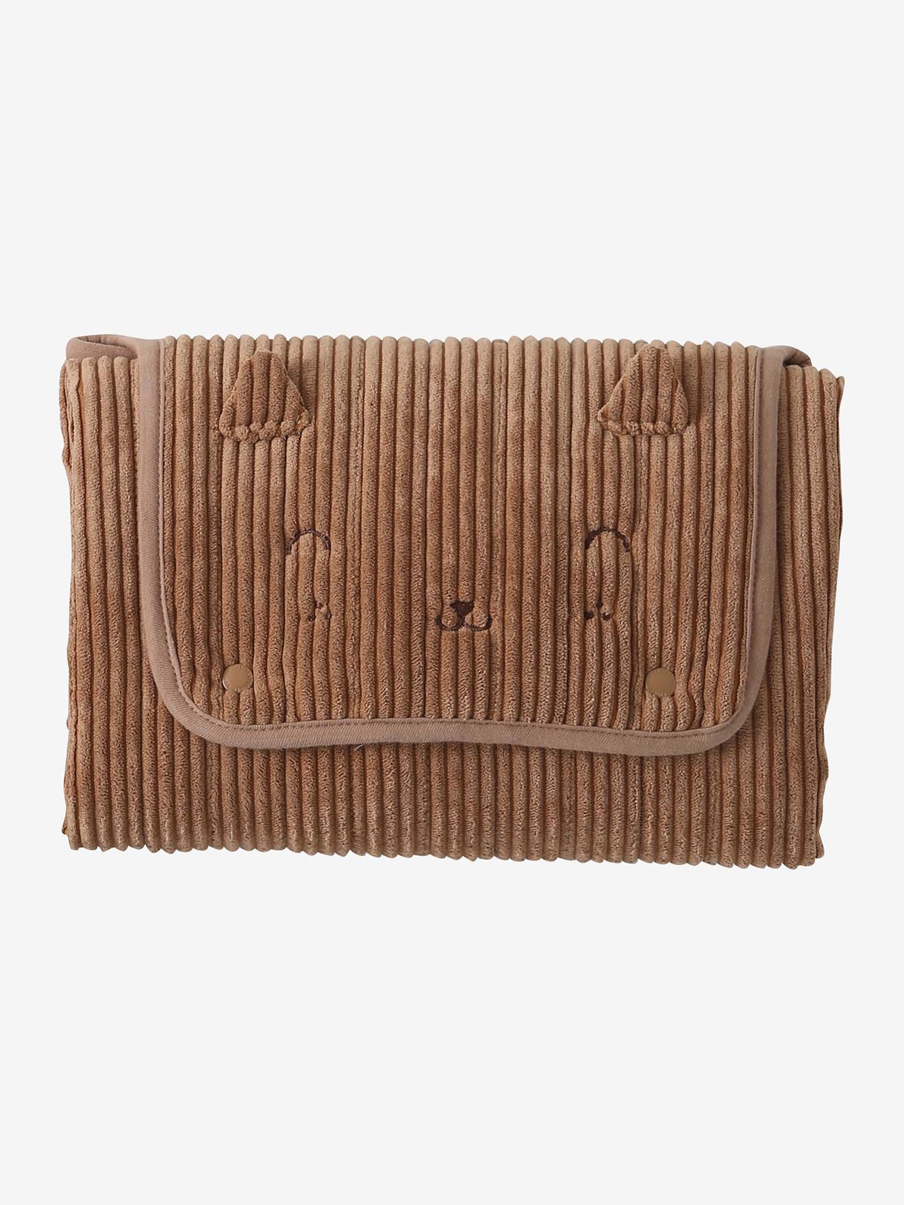 Tapis à langer de voyage cappuccino (Vertbaudet) - Couverture