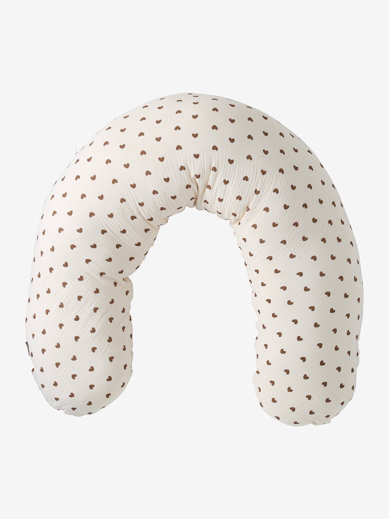 Coussin allaitement avec housse coeur fondant (Vertbaudet) - Couverture