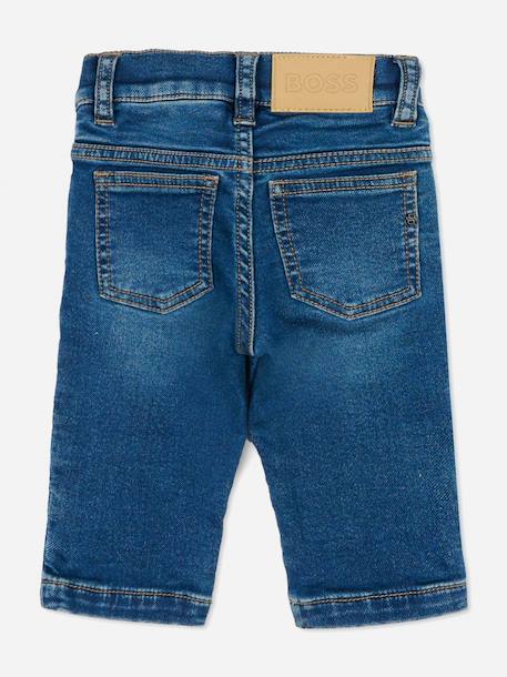Jean taille élastique Bleu clair+Bleu foncé 5 - vertbaudet enfant 