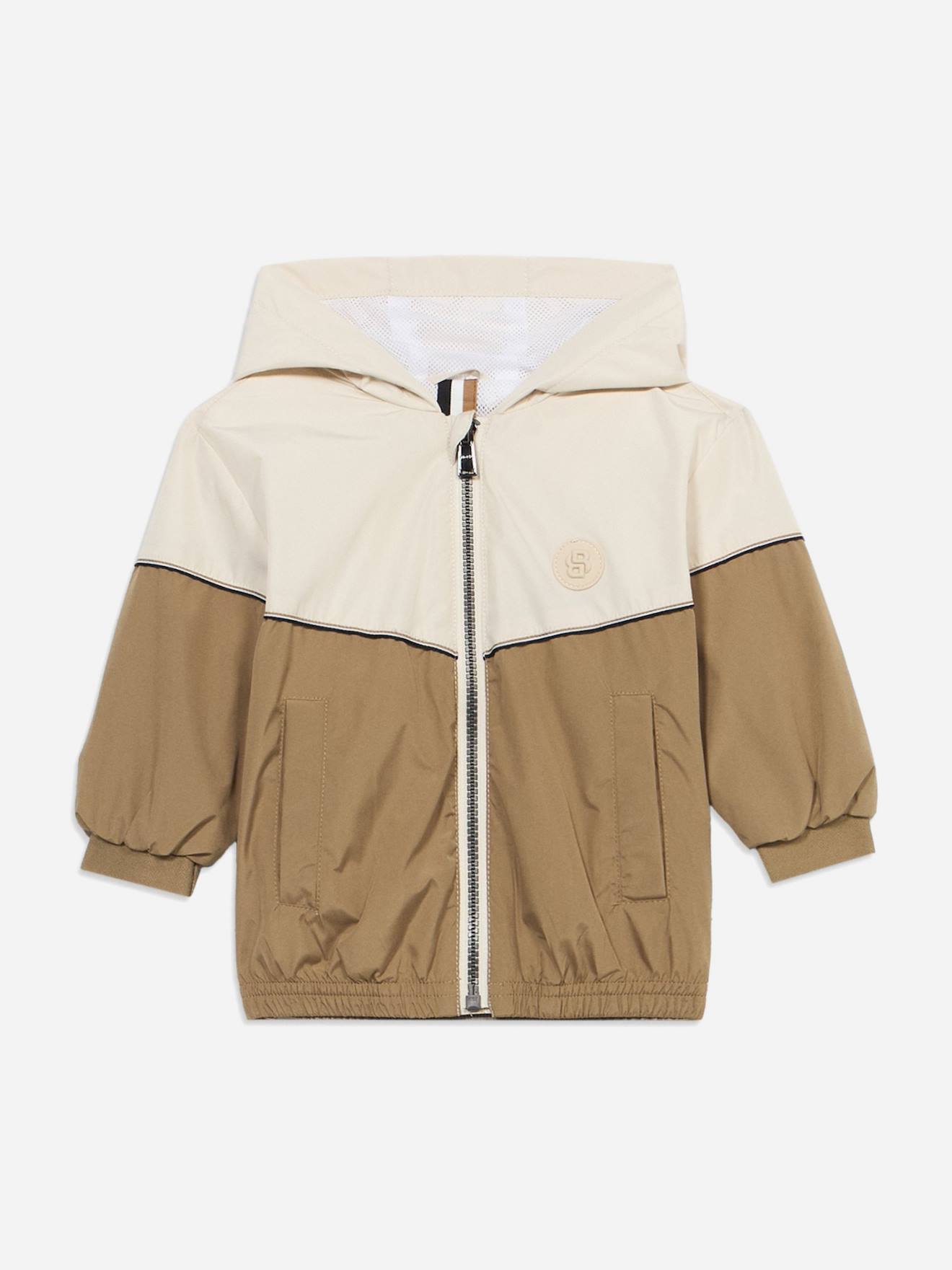 Blouson À Capuche Taupe