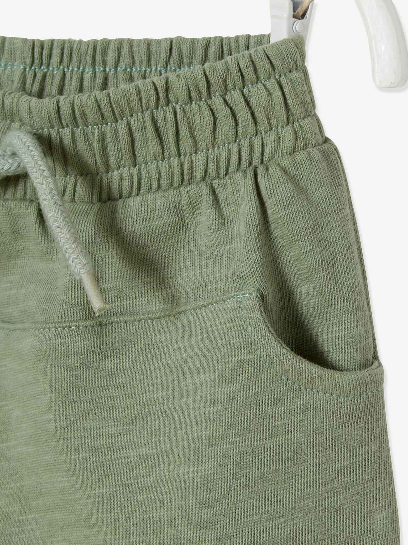 Pantalon bébé garçon molleton tilleul foncé (Vertbaudet) - Image 2