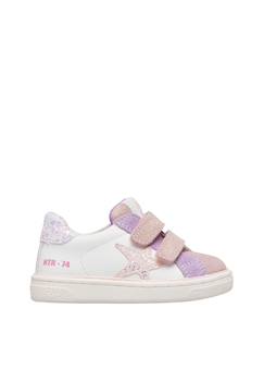 Chaussures-Chaussures fille 23-38-Baskets en cuir et en daim pinn vl.
