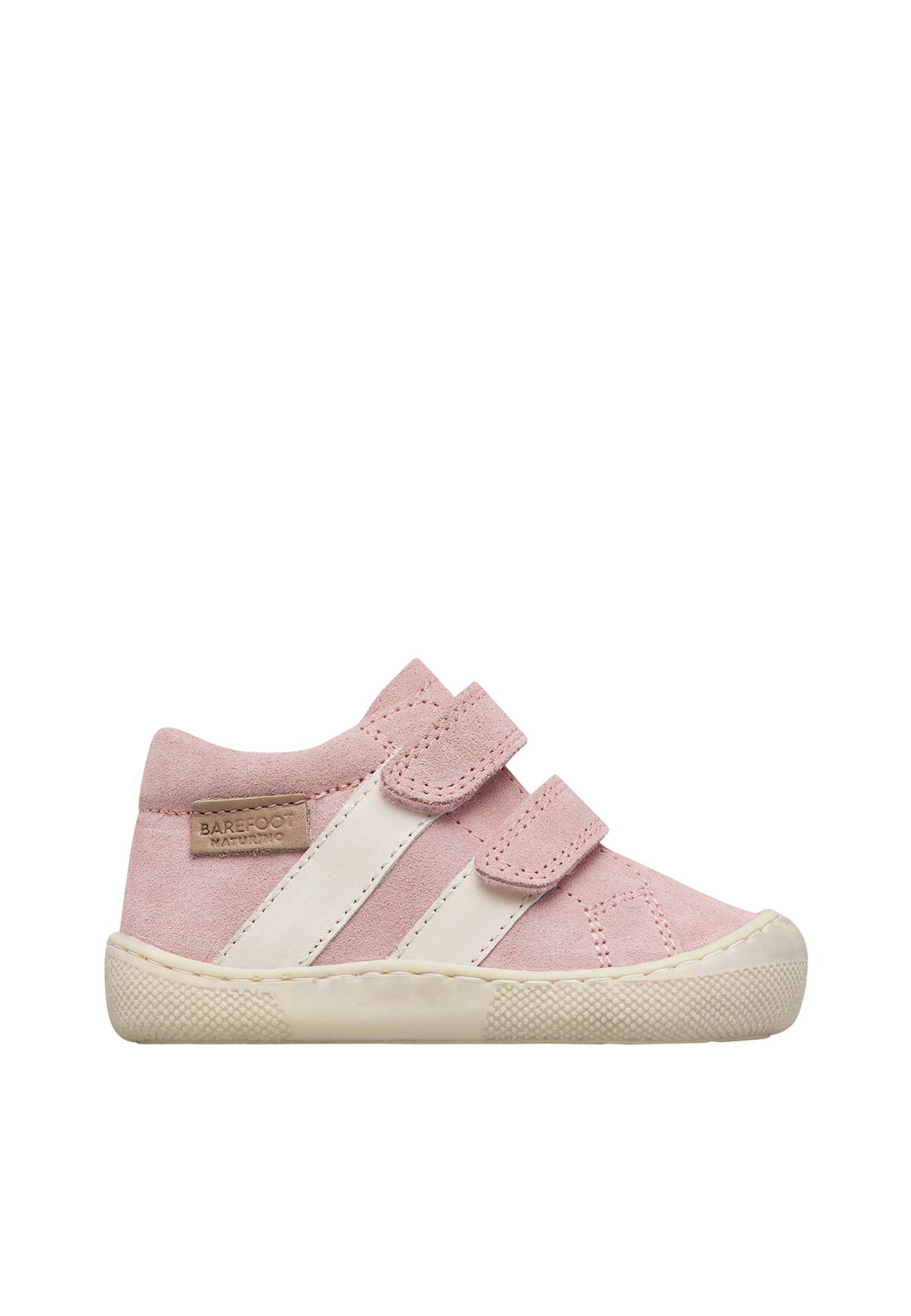 Chaussures En Cuir Et En Daim Sabby Vl Blanc-rose