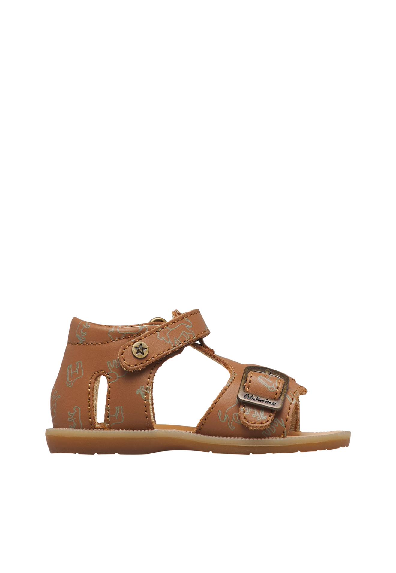 Sandales En Cuir Quarzo Cognac-