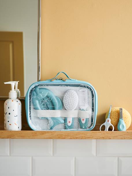 Vertbaudet - Trousse de toilette et de soin bleu