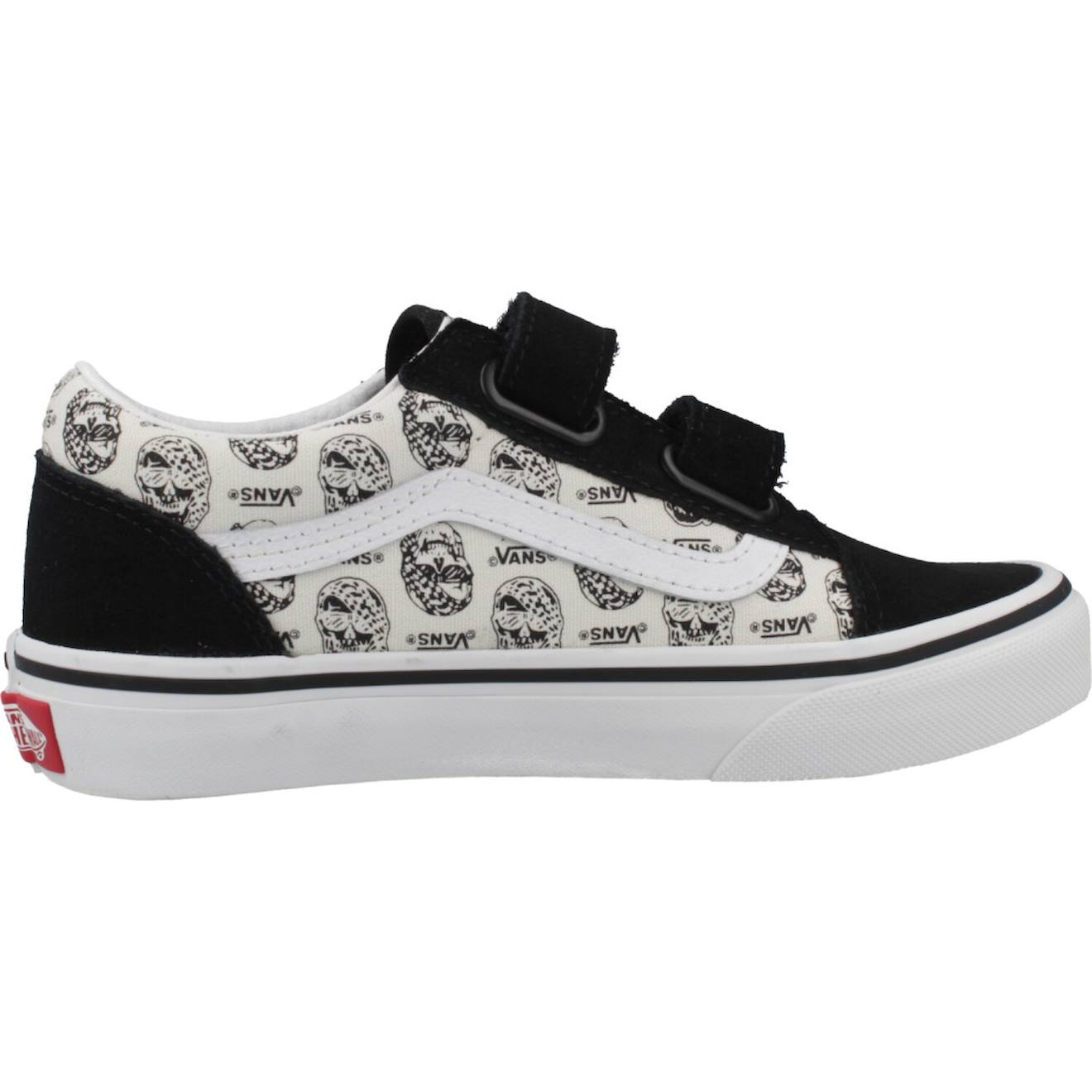 Baskets Enfant Garçon En Textile Noir Multi