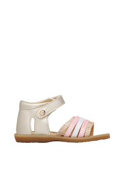 Chaussures-Chaussures bébé 17-26-Sandales en cuir rubino
