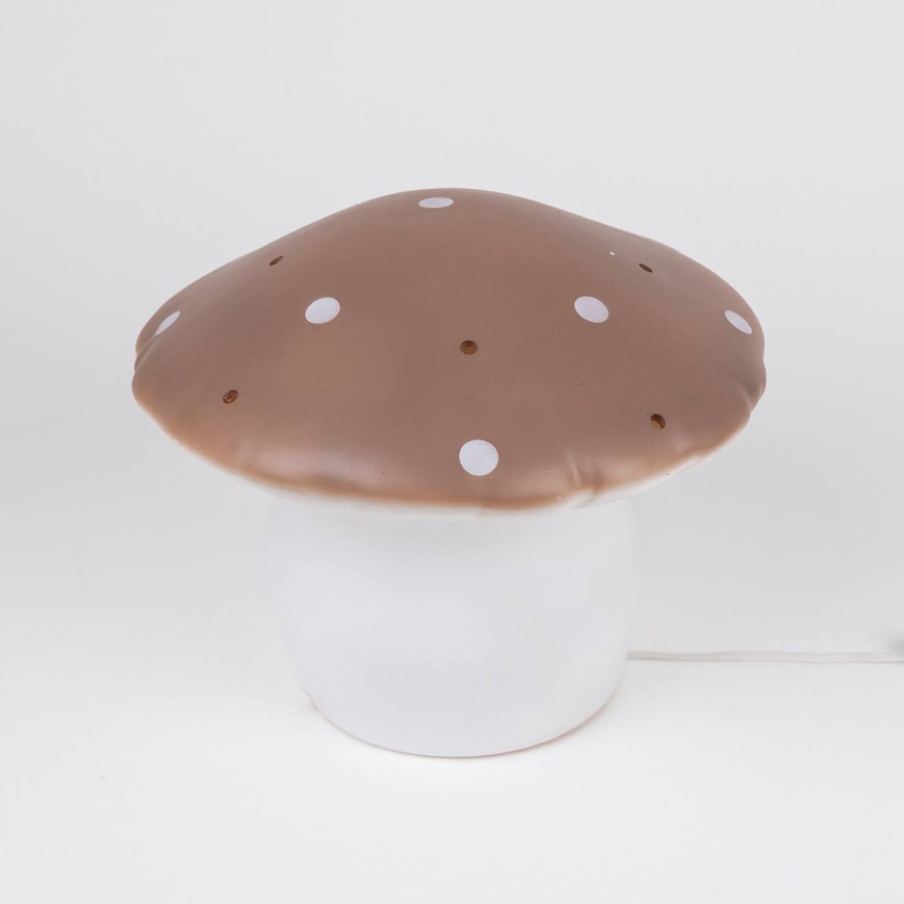 Lampe Veilleuse Champignon Eclairage Tamisée Marron, Blanc (Egmont Toys) - Image 1
