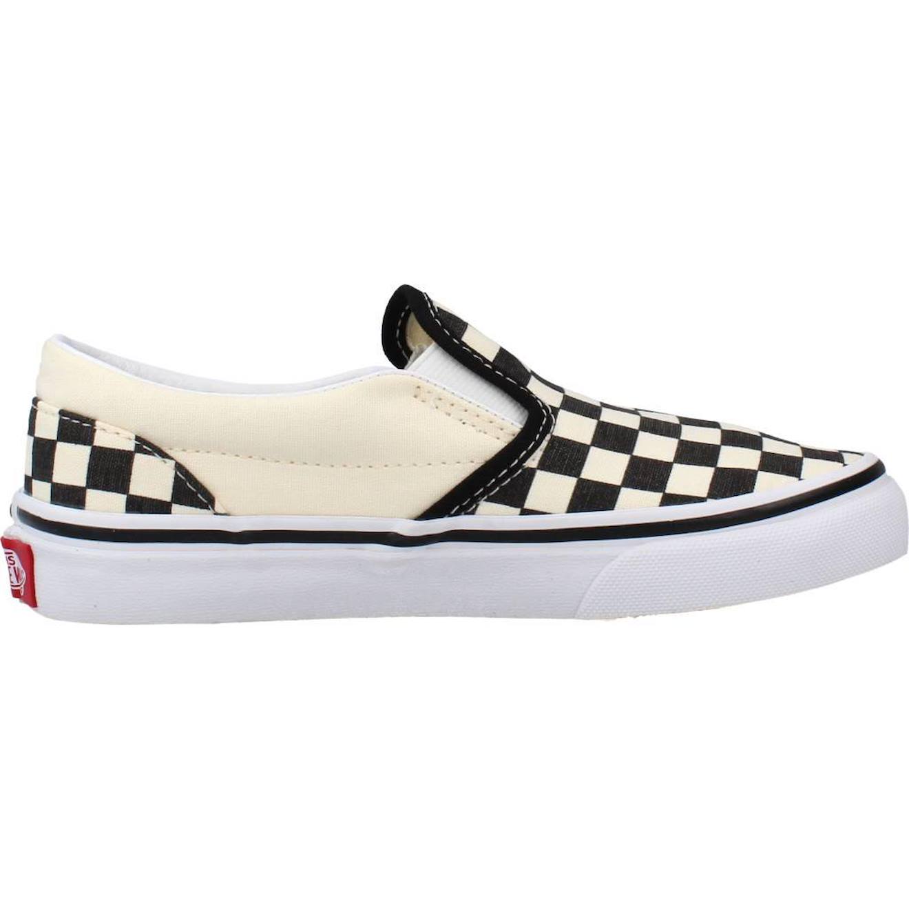 Baskets Enfant Garçon En Textile Blanc Blckwht