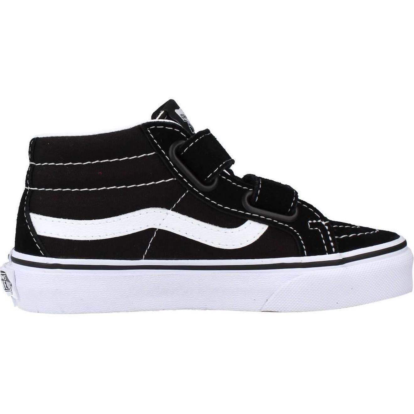 Basket Garçon Modèle Sk8-mid Reissue V Noir Black