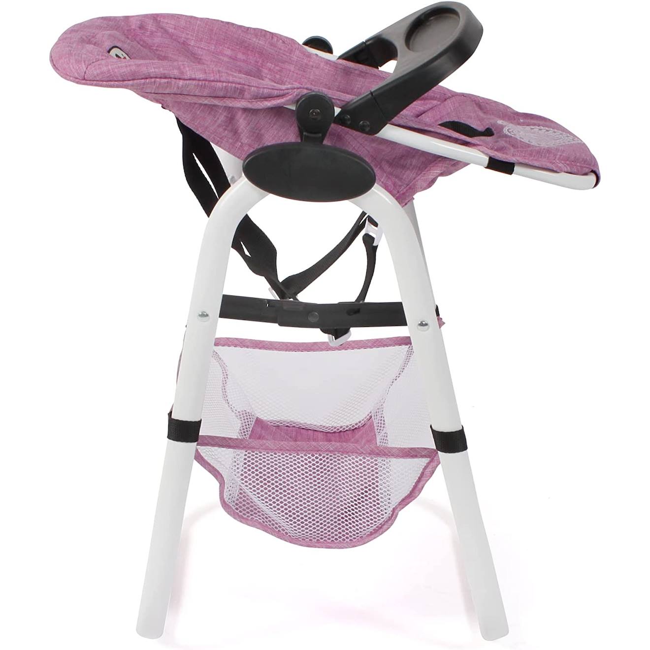 Chaise Haute Pour Poupées Rose