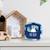 Réveil et veilleuse pour enfant Billy clock - Motif lapin, face avant tissu Blue Waves+Chocolat+Gris+Marshmallow+Navy+Rose+Turquoise 4 - vertbaudet enfant 