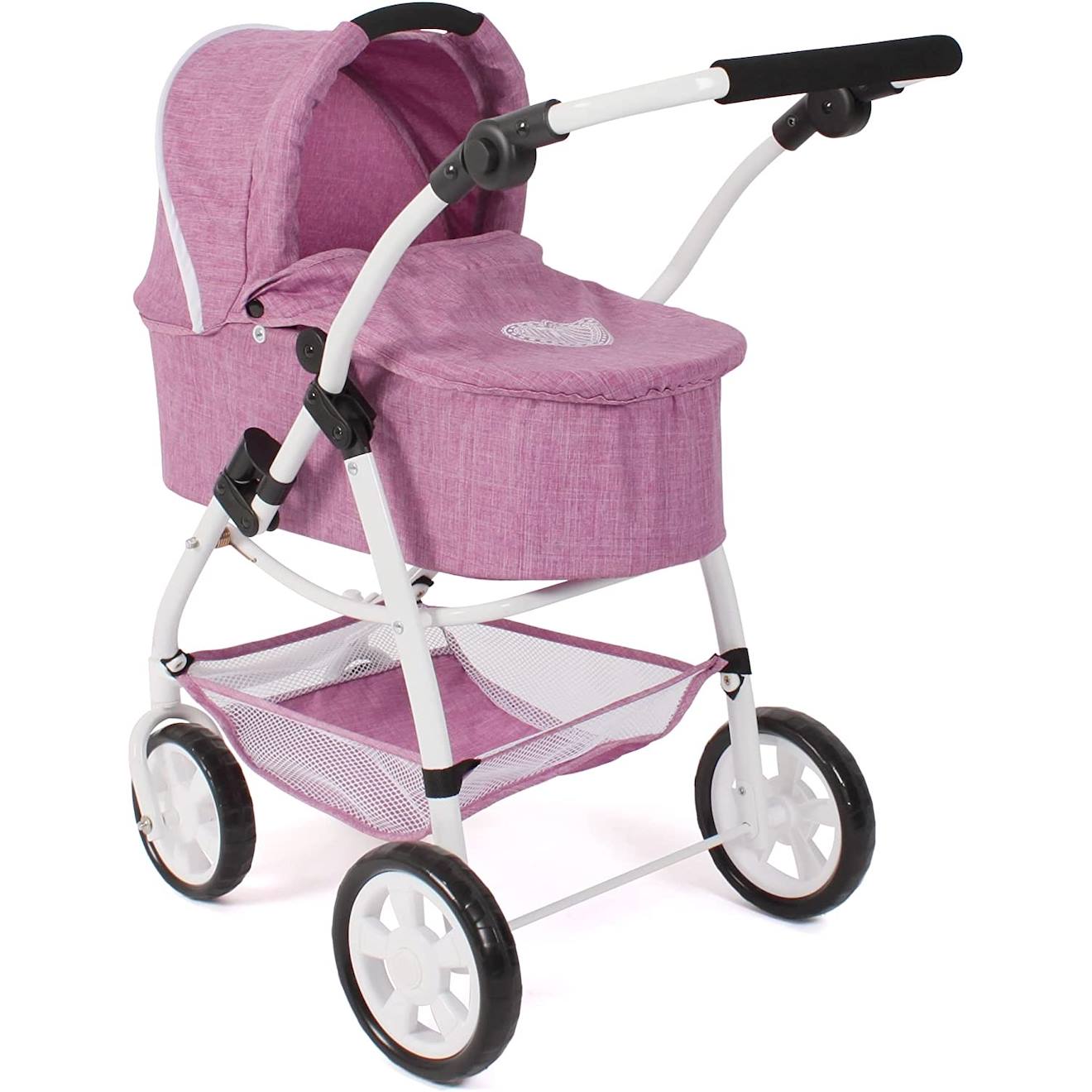 Poussette Pour Poupées 3 En 1 Emotion Jean Rose