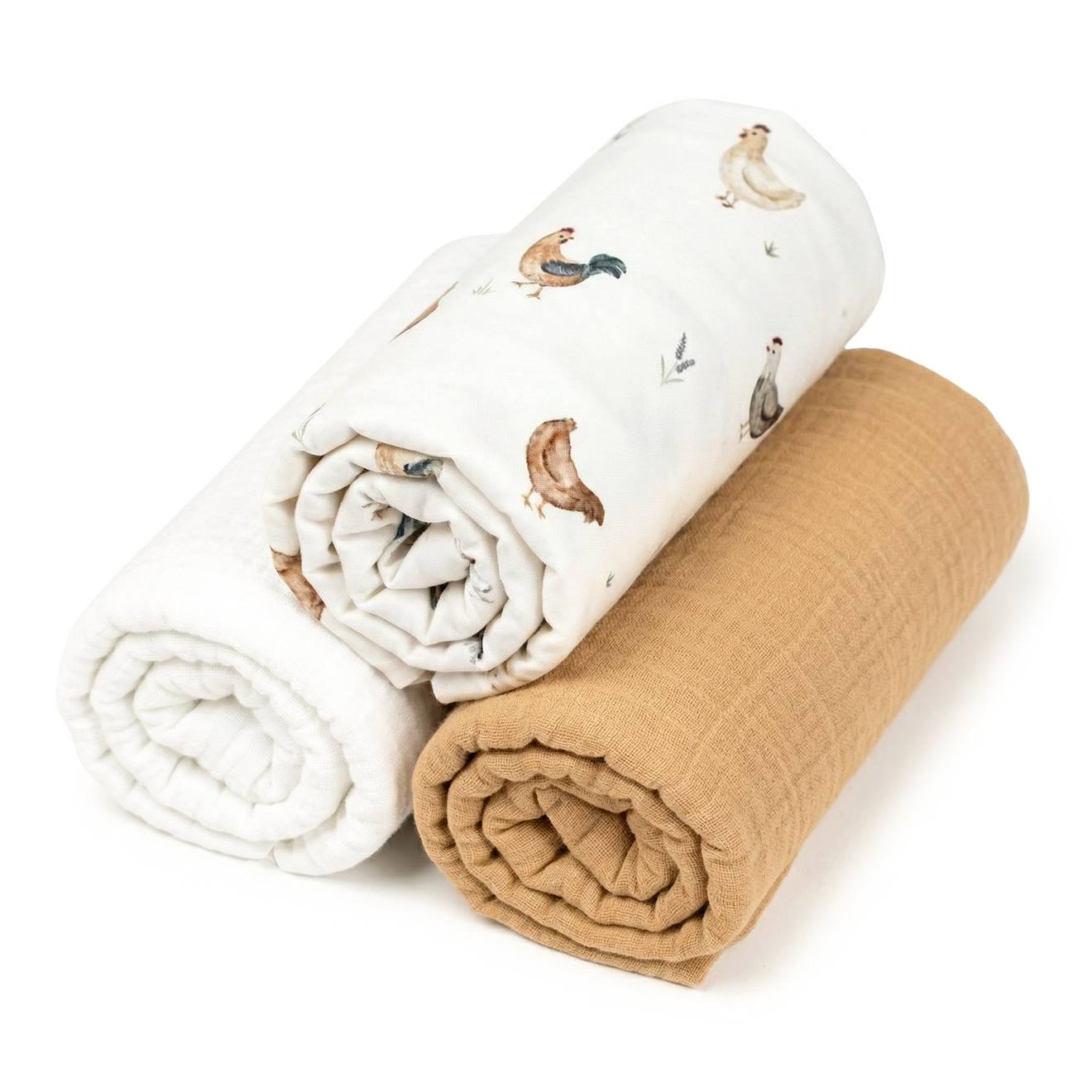 Lot De 3 Draps Housses Couffin Panier Moïse Coton Gallina Écru