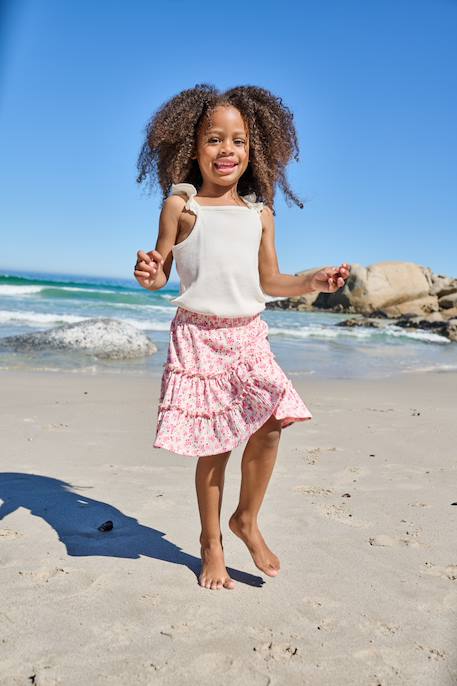 Fille-Jupe-Jupe short fille en jersey