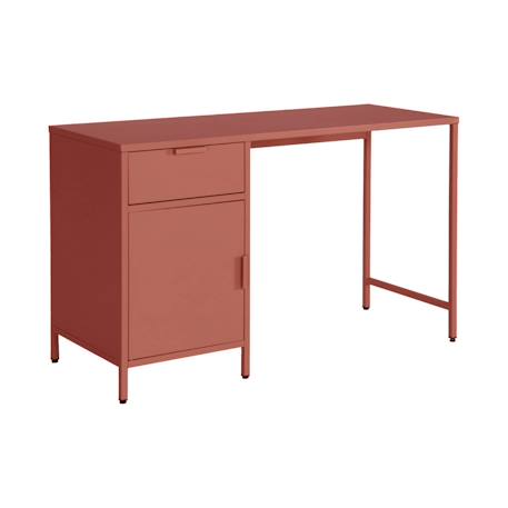Bureau enfant acier laminé 1 tiroir Beige+Bleu+Kaki+Noir+Terracotta 26 - vertbaudet enfant 