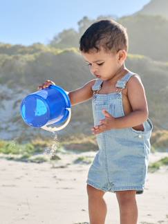 -Salopette courte bébé garçon denim