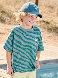 Garçon-T-shirt, polo, sous-pull-T-shirt zèbre manches courtes garçon