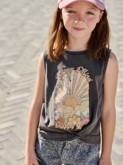 -T-shirt fille imprimé