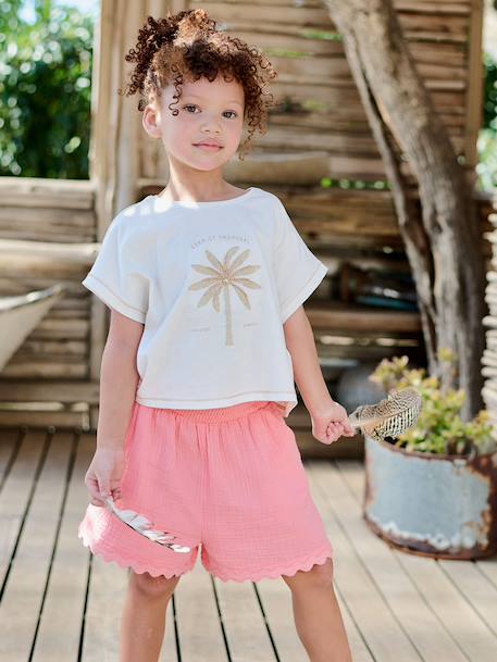 Short fille rose 6 - vertbaudet enfant 