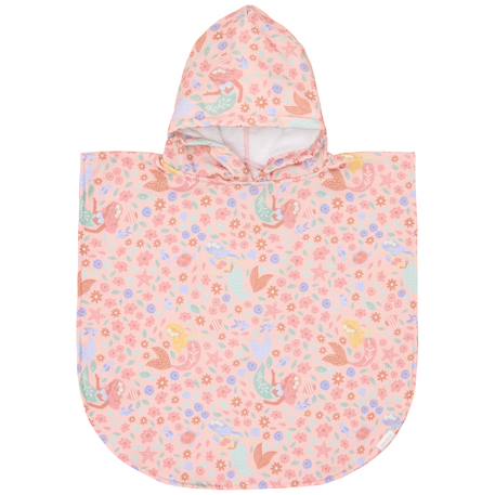 Fille-Peignoir de bain-Poncho de bain Dreamy mermaid en coton bio