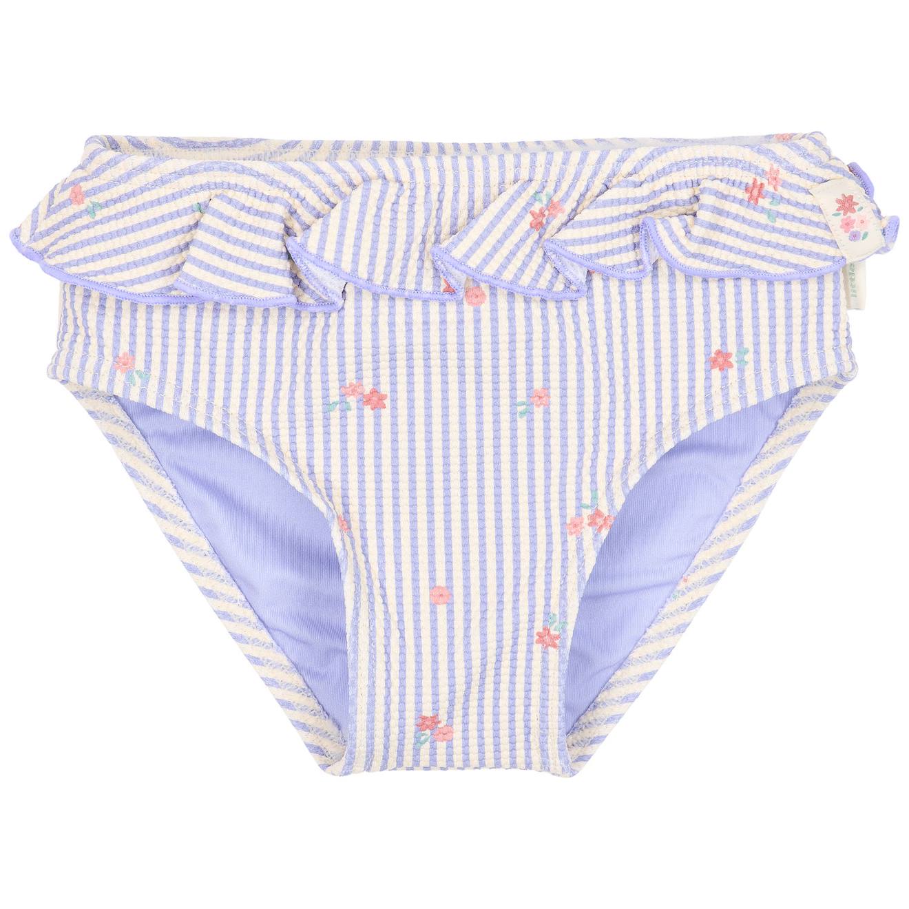 Culotte De Bain À Volants Dreamy Stripes Bleu, Blanc, Rose Culotte De Bain À Volants Dreamy Stripes Bleu, Blanc, Rose