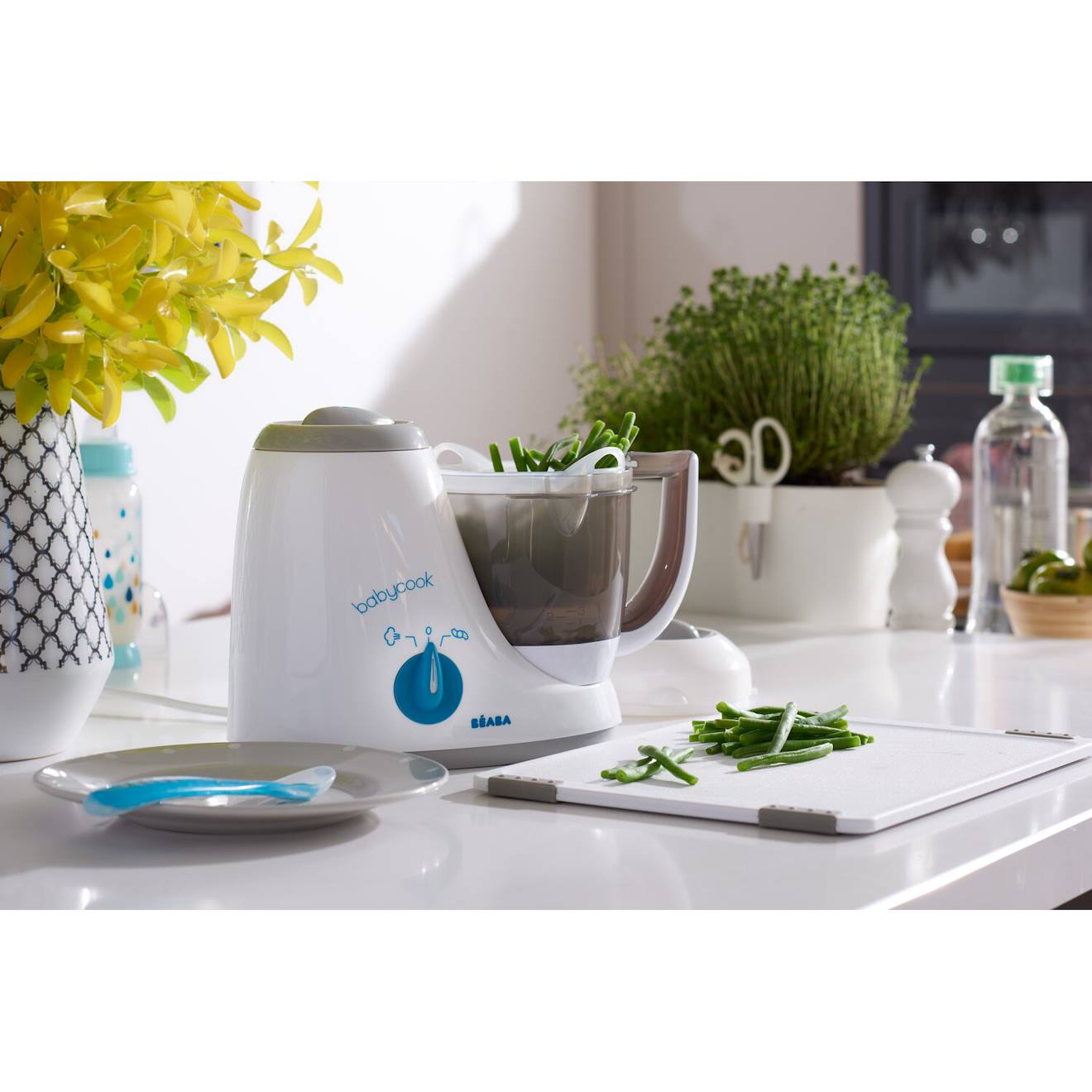 Robot Cuiseur 4 En 1 Contenance 800 Ml Babycook Original Gris Bleu (Béaba) - Image 2