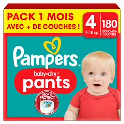 Puériculture-180 couches-culottes baby-dry, taille 4, 9-15 kg