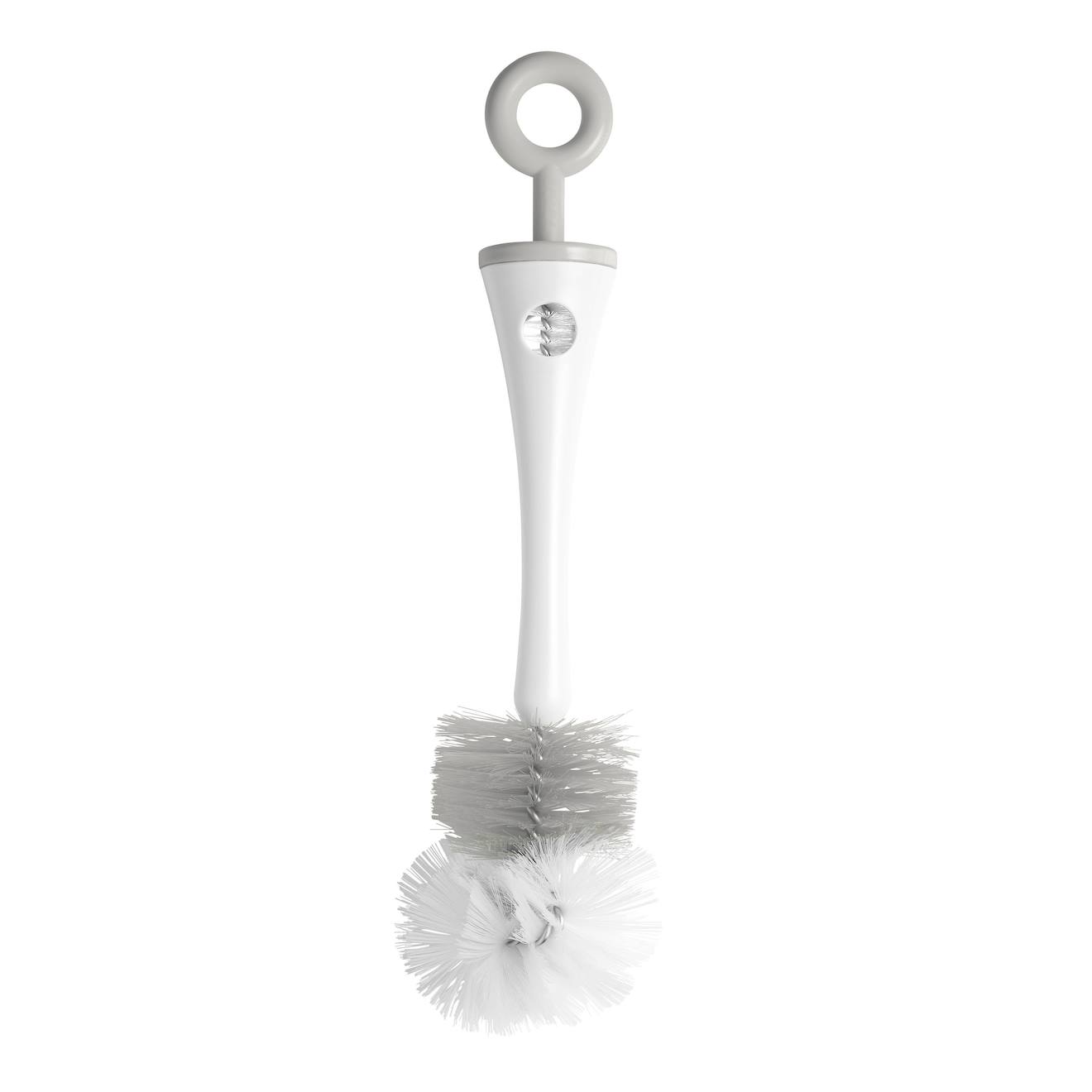 Goupillon 2 En 1 Compatible Tous Biberons Gris (Béaba) - Image 1