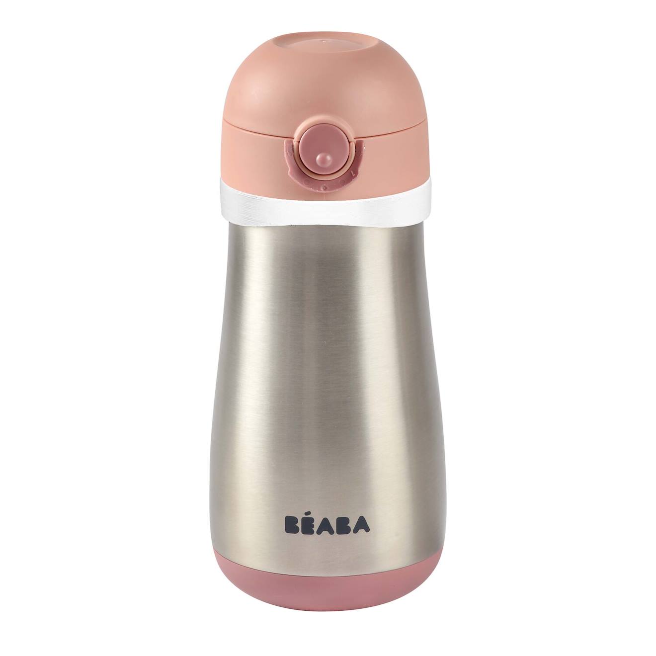 Gourde Inox D'apprentissage Nomade 350 Ml Rose Ancienne